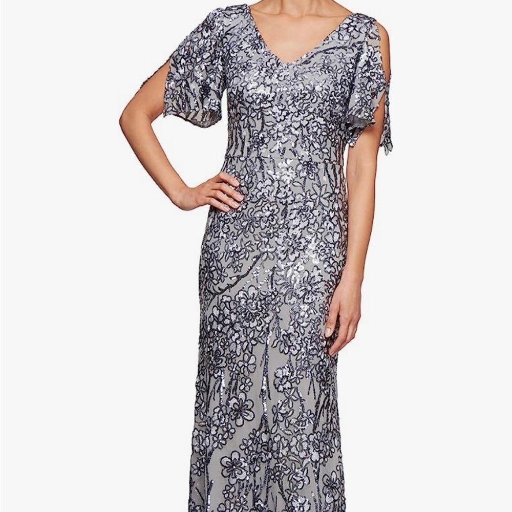 ALEX EVENINGS Sequin Gown